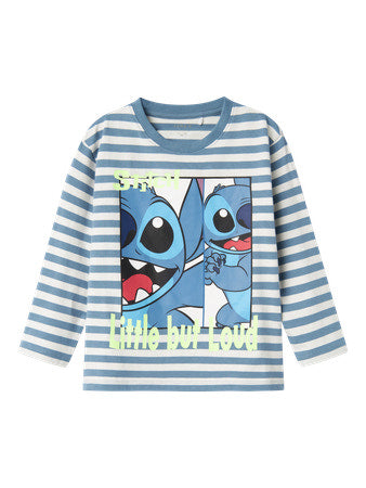 NAME IT MINI  STITCH-TEEMAINEN T-PAITA - Spring Lake