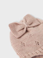 Name It Baby Merinovillainen Neulepipo Rusetilla - rose