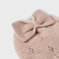 Name It Baby Merinovillainen Neulepipo Rusetilla - rose