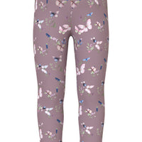 NAME IT MINI  RIBBINEULOKSINEN LEGGINGSIT - Mauve