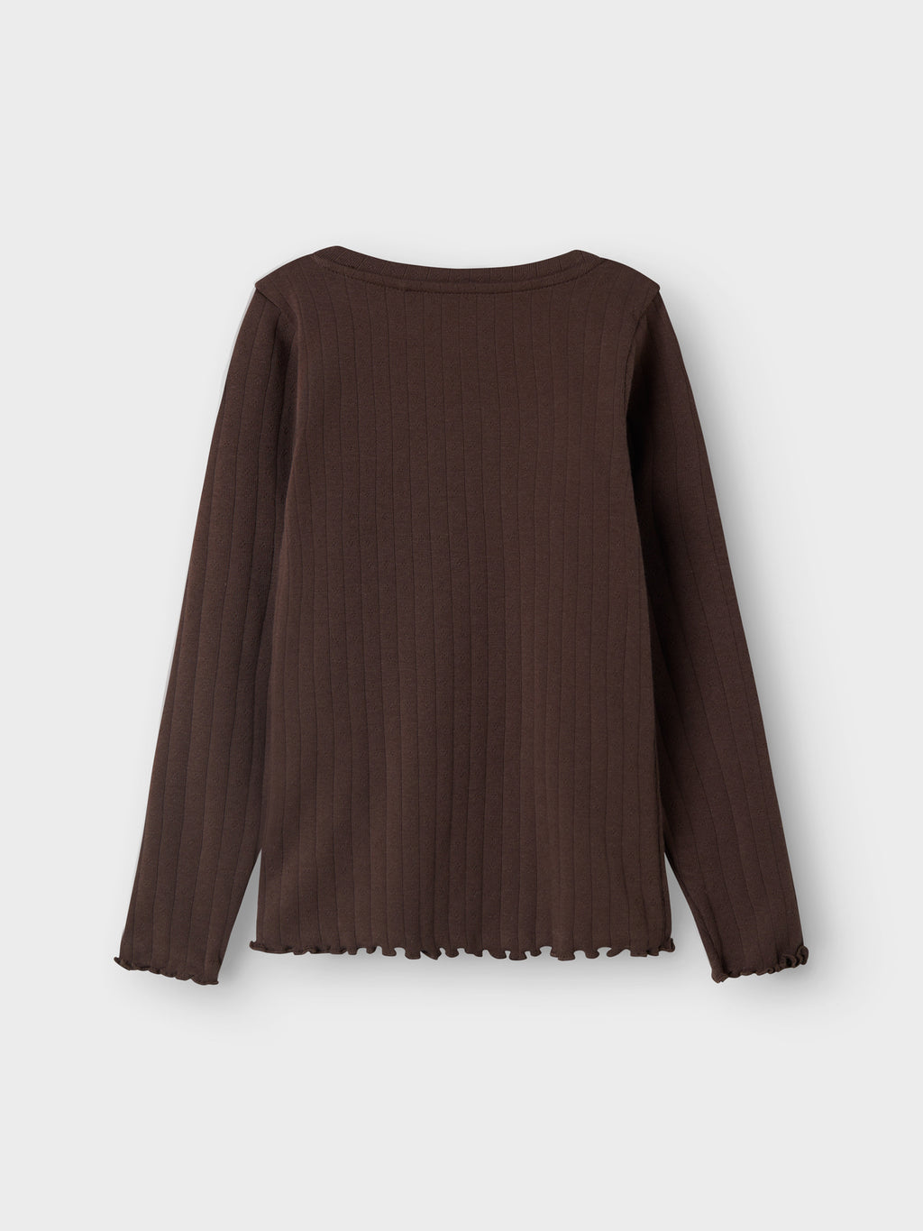 Name It – Lalla frillapaita - Seal Brown