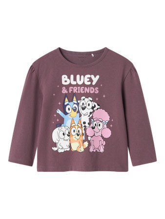 Name It - BLUEY-TEEMAINEN PITKÄHIHAINEN PAITA