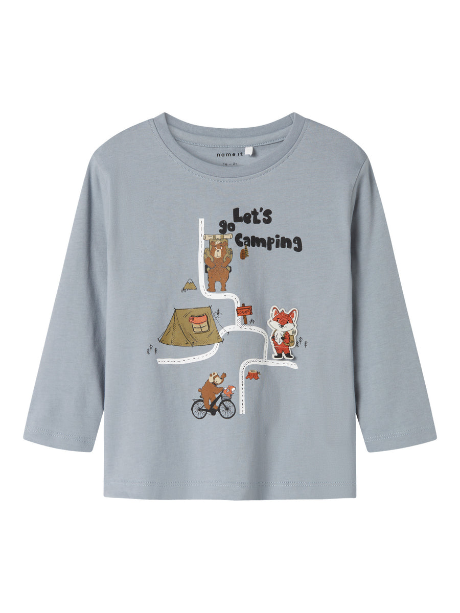 Name It -luomupuuvilla paita -Tradewinds