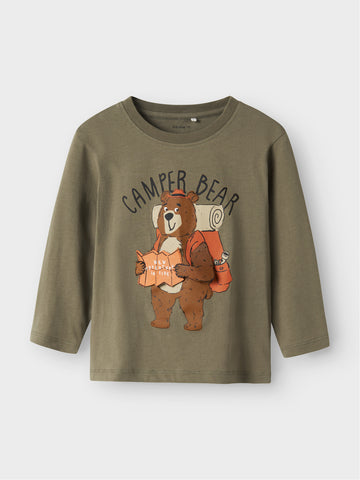 Name It -luomupuuvilla paita -Island Fossil