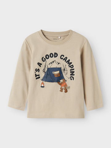 Name It -luomupuuvilla paita -Mermaid