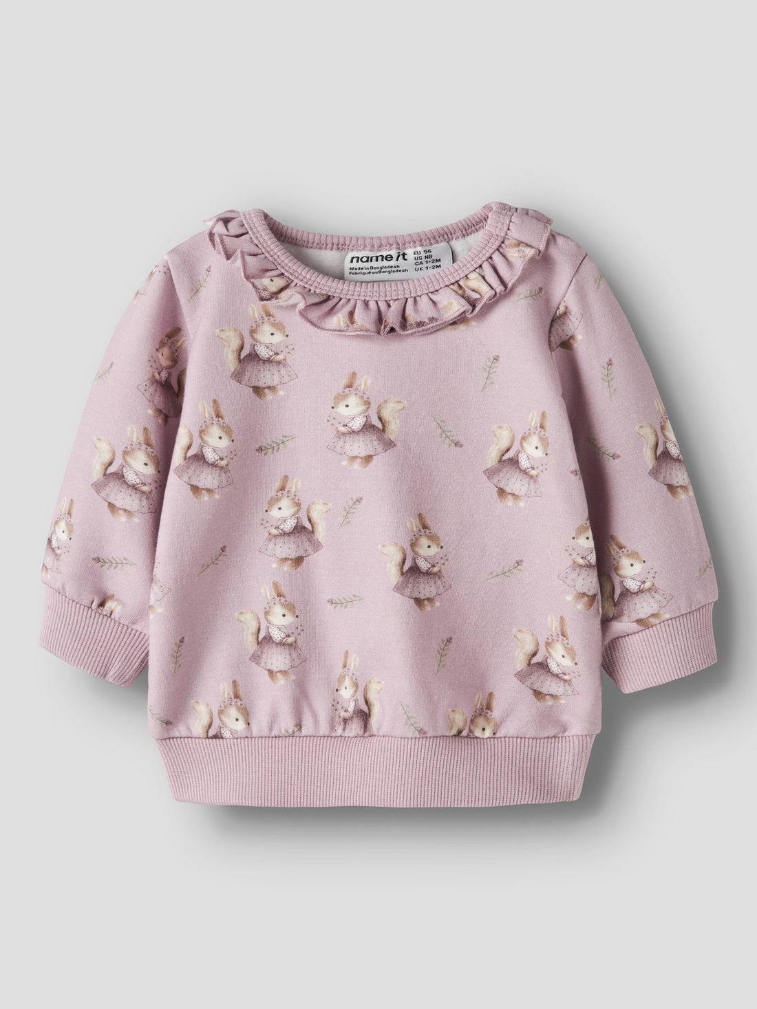 NAME IT BABY-  REGULAR FIT -Collegepaita-Keepsake Lilac