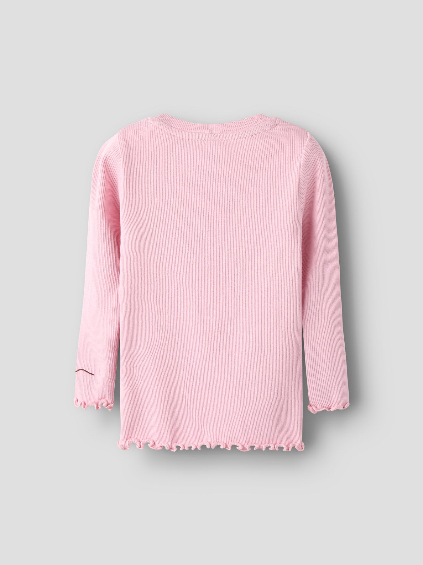 Name It – Kayla pitkähihainen ribbipaita - Bleached Mauve