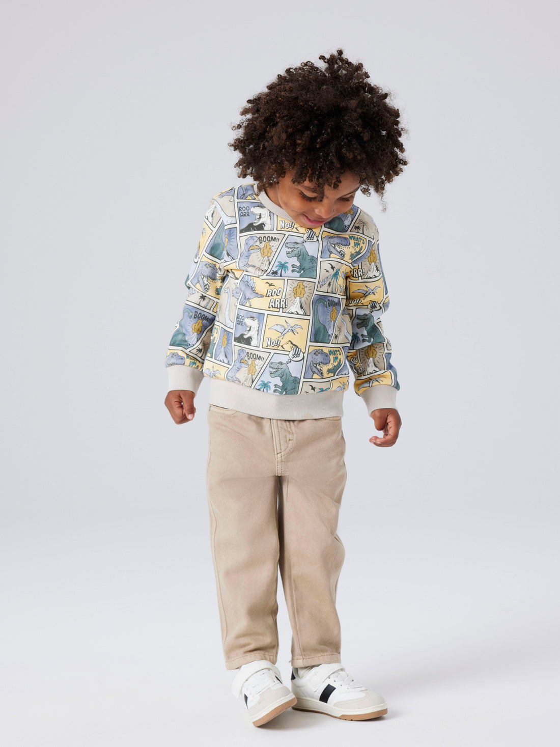 NAME IT MINI -  luomupuuvilla svetari -  dino