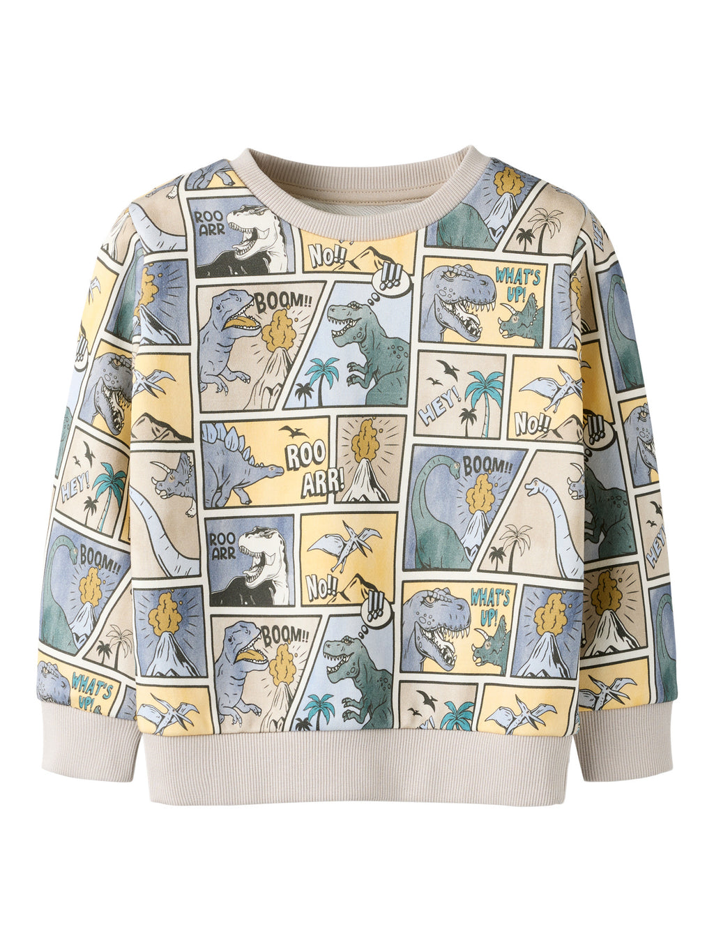 NAME IT MINI -  luomupuuvilla svetari -  dino