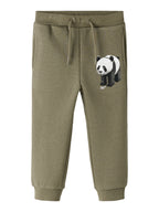 Name It - Luomupuuvillaiset collegehousut - panda