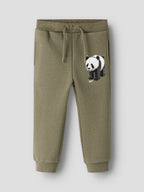 Name It - Luomupuuvillaiset collegehousut - panda