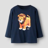 Name It - pitkähihainen luomupuuvillapaita - leijona