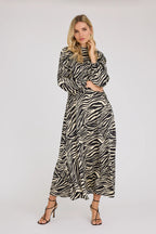 A-View Ferina Dress – Black / Off White