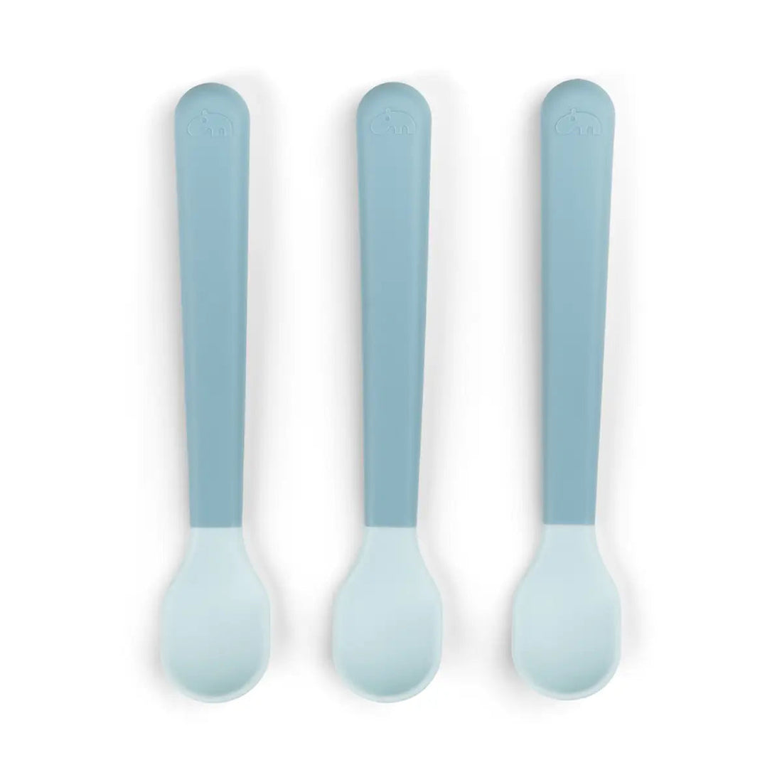 Ensilusikat Done By Deer Foodie 3-pack Easy-Grip baby spoon, Blue