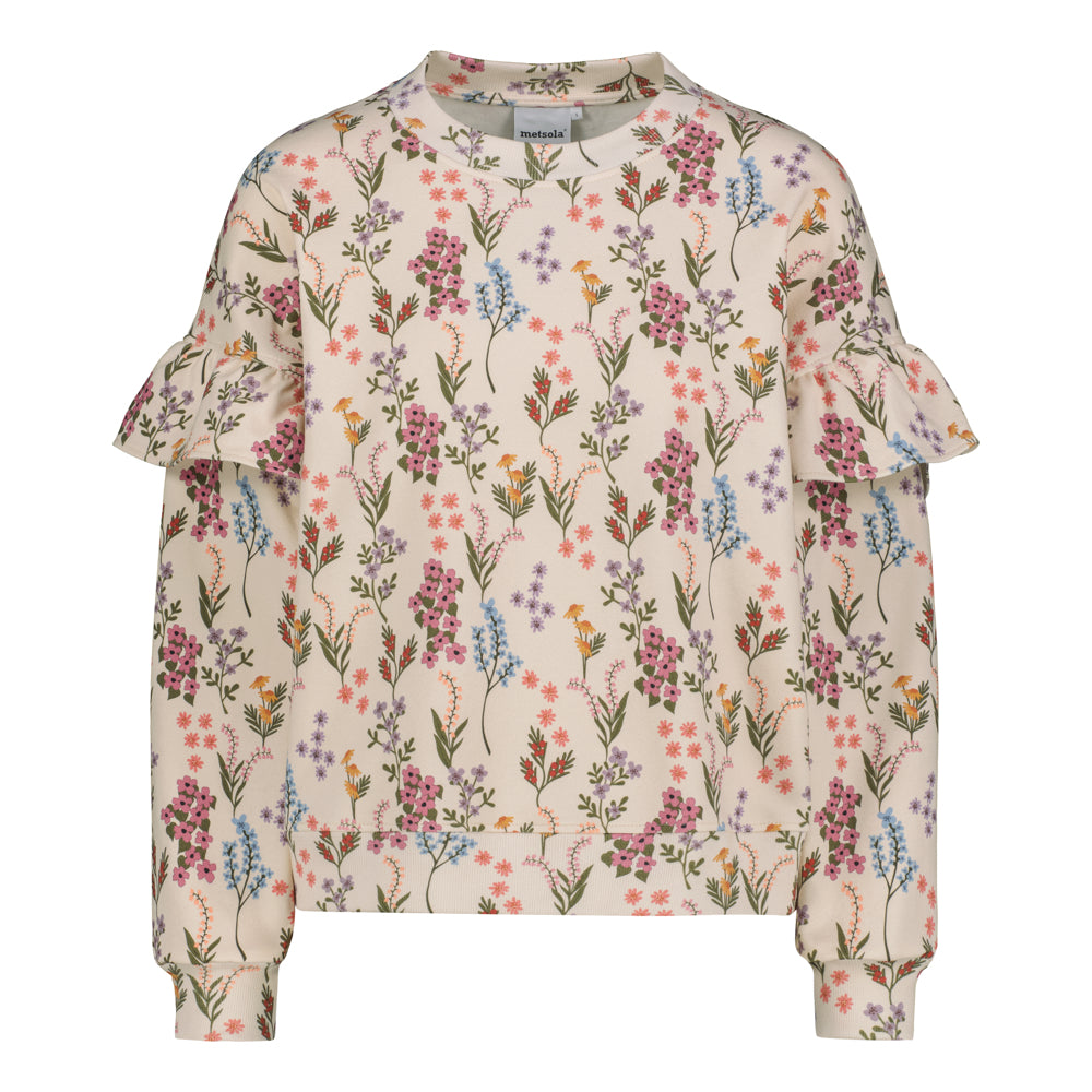 Metsola - Perfect Day Frill Sweater -Collegepaita | Creamy