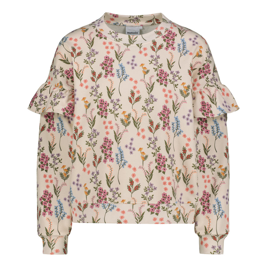 Metsola - Perfect Day Frill Sweater -Collegepaita | Creamy