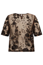 A-View Fuchsia Blouse – Dark Brown