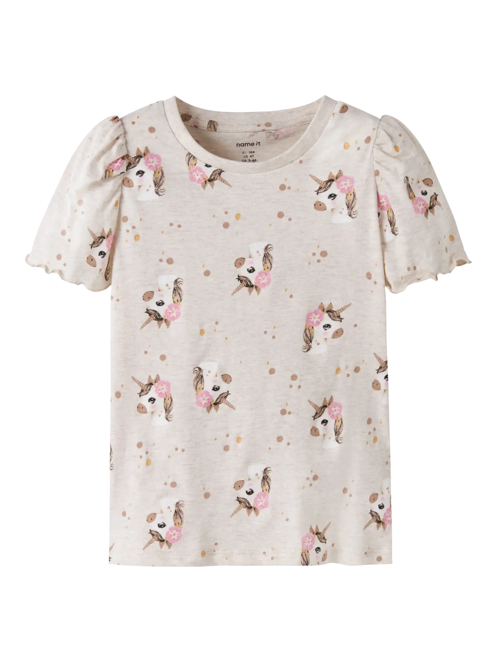 NAME IT MINI - LUOMUPUUVILLAINEN T-PAITA