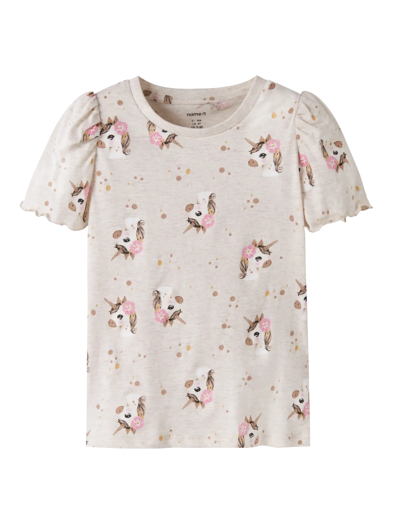 NAME IT MINI - LUOMUPUUVILLAINEN T-PAITA