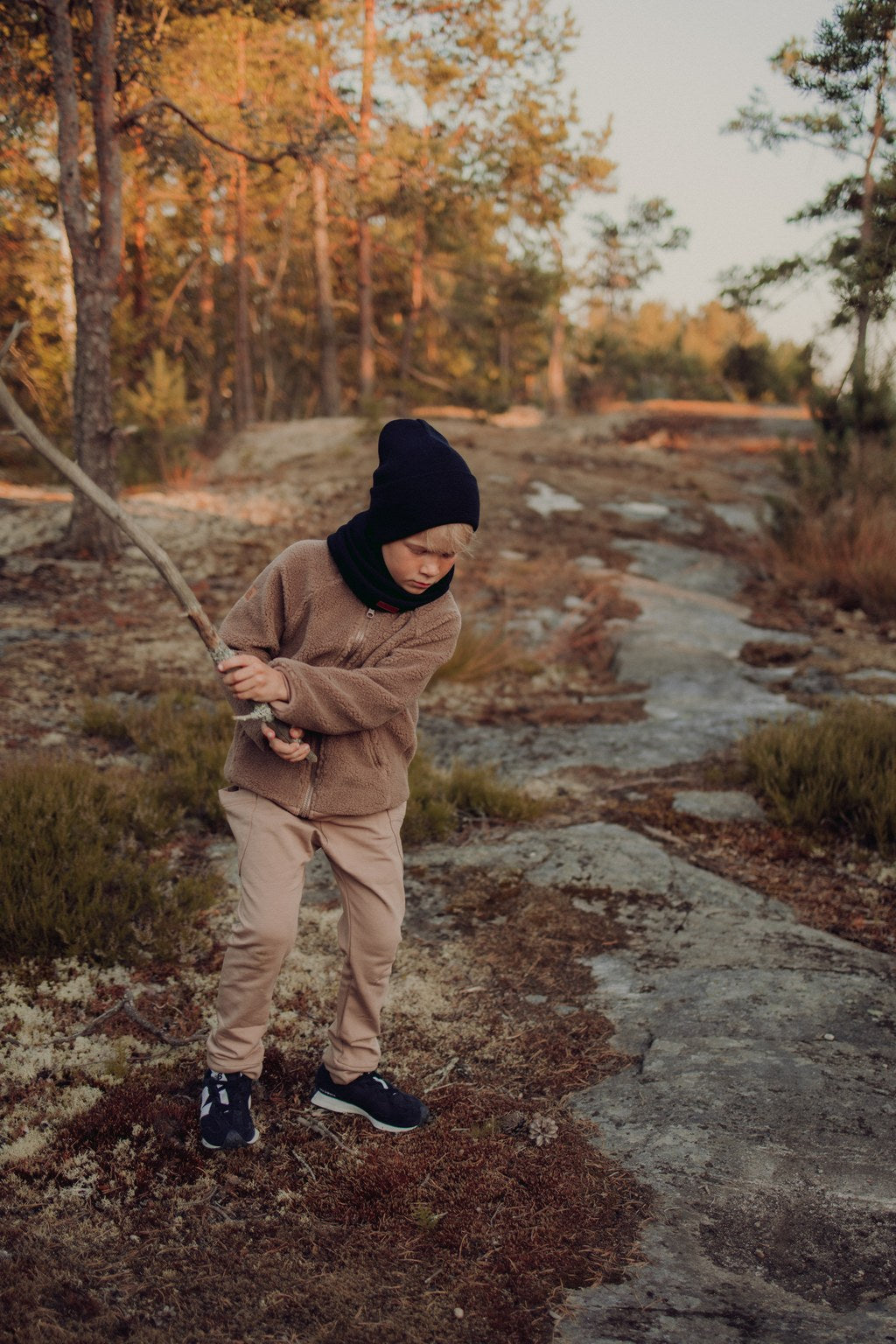 Metsola – Merino Knitted Beanie | Black