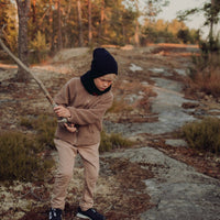 Metsola – Merino Knitted Beanie | Black