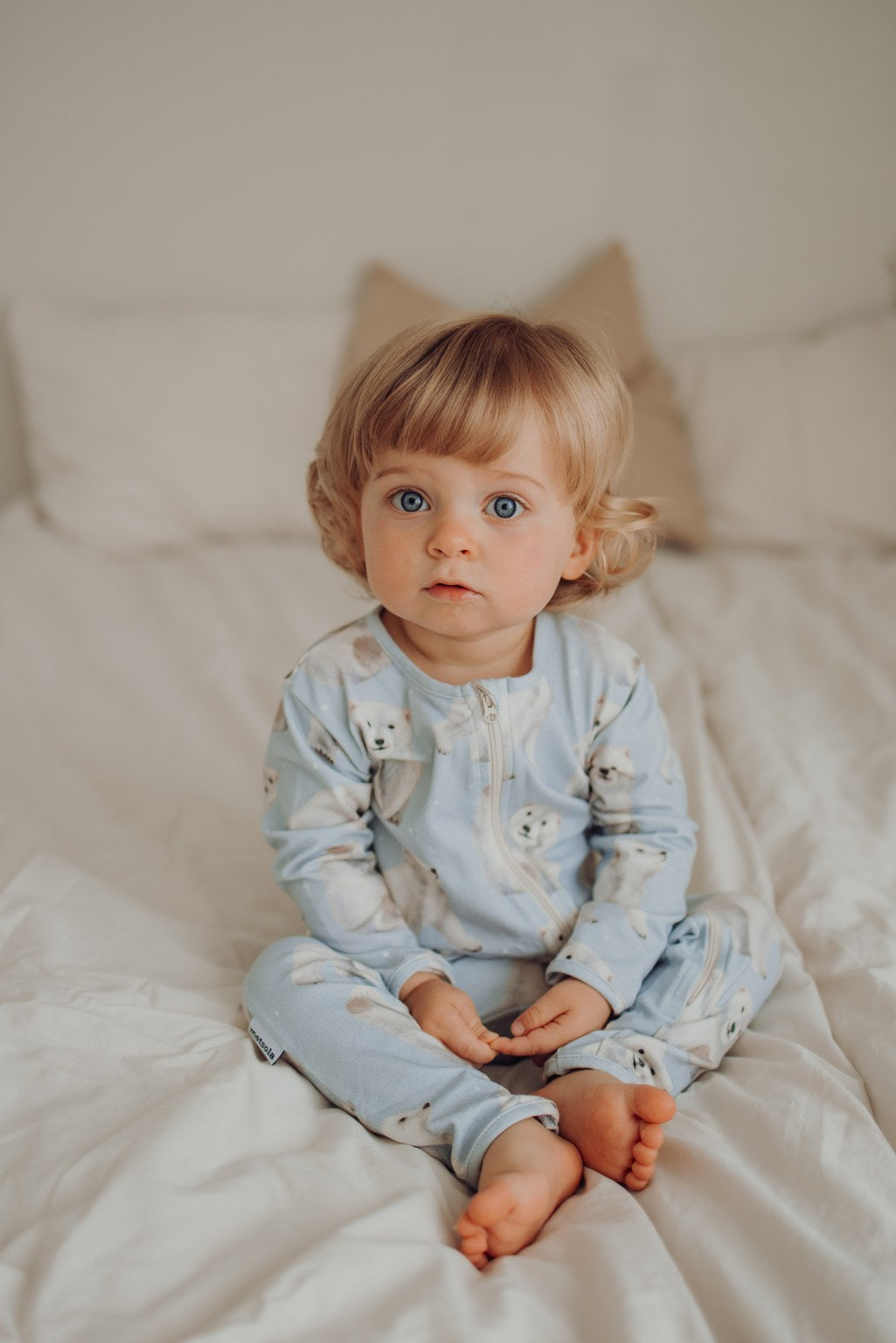 Metsola - Polar Bears -Yöpuku - Icy Blue