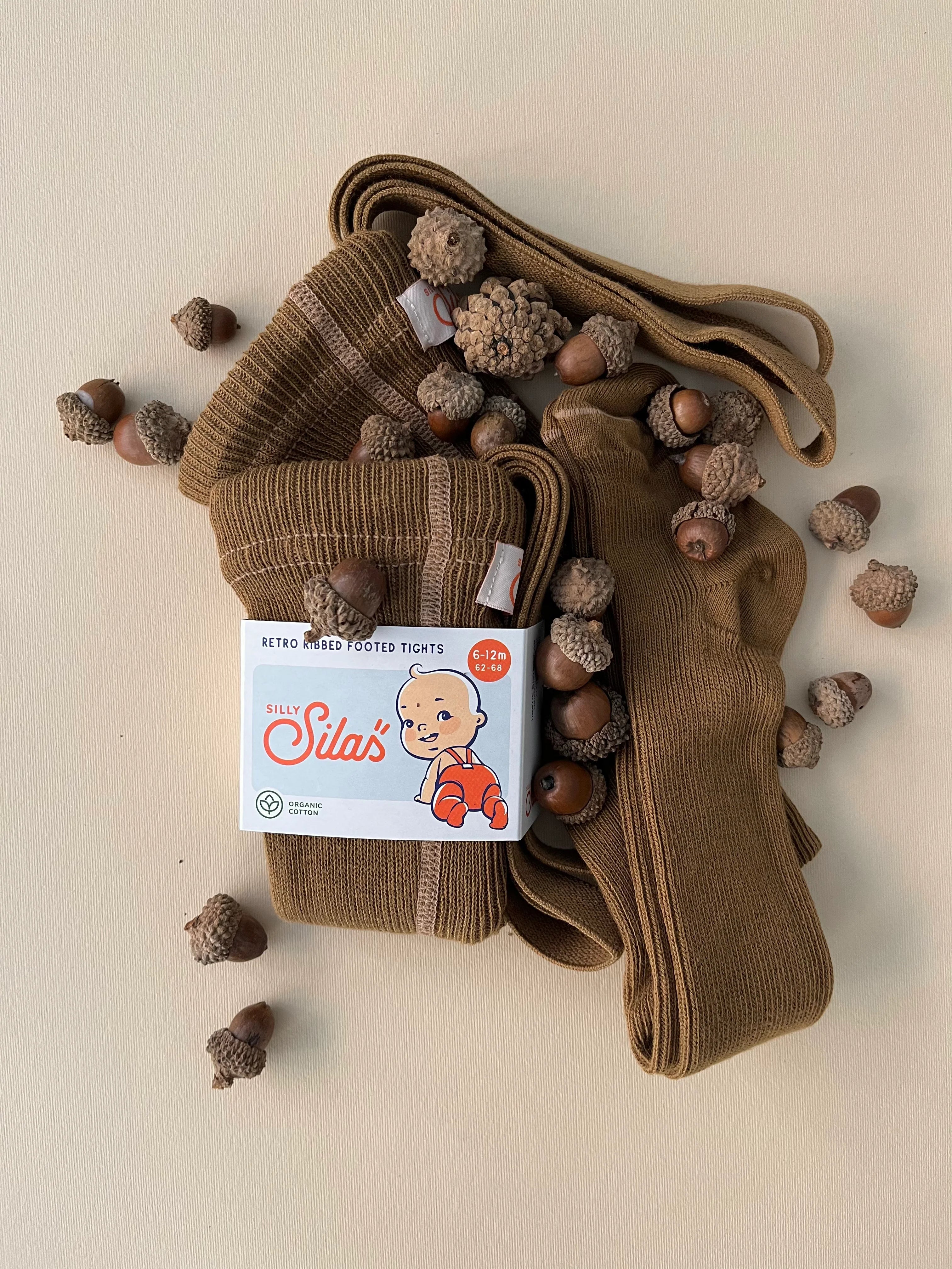 Silly Silas - sukkahousut,acorn brown
