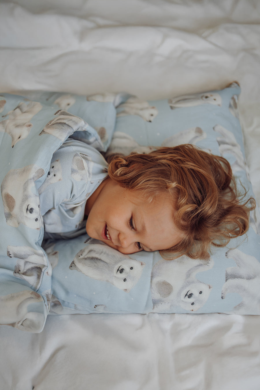 Metsola - Polar Bears -Pyjama - Icy Blue