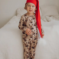 Metsola - bear -pyjama | hazelnut