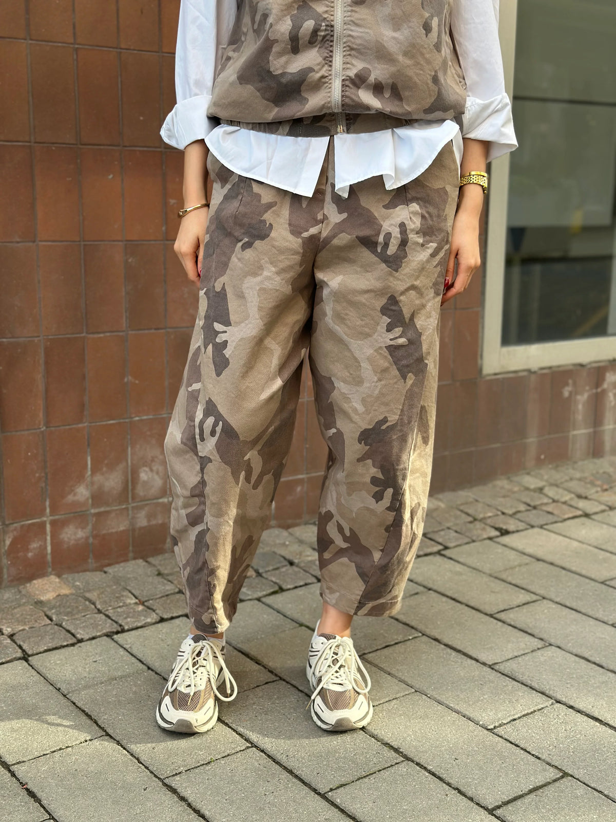 Marta du Chateau Camo Housut, Beige Camo