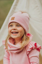 Metsola - Rib Beanie -Tupsupipo,Nougat