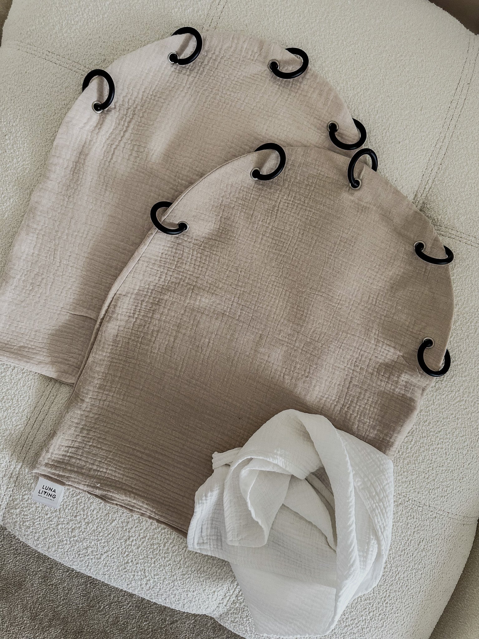 Vaunuverho - Swanie - Ivory