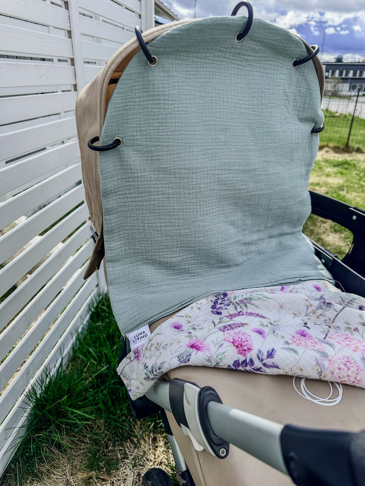 Vaunuverho - Swanie - Green