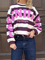 Marta - Copenhagen - Sweatshirt Bordeaux/Pink