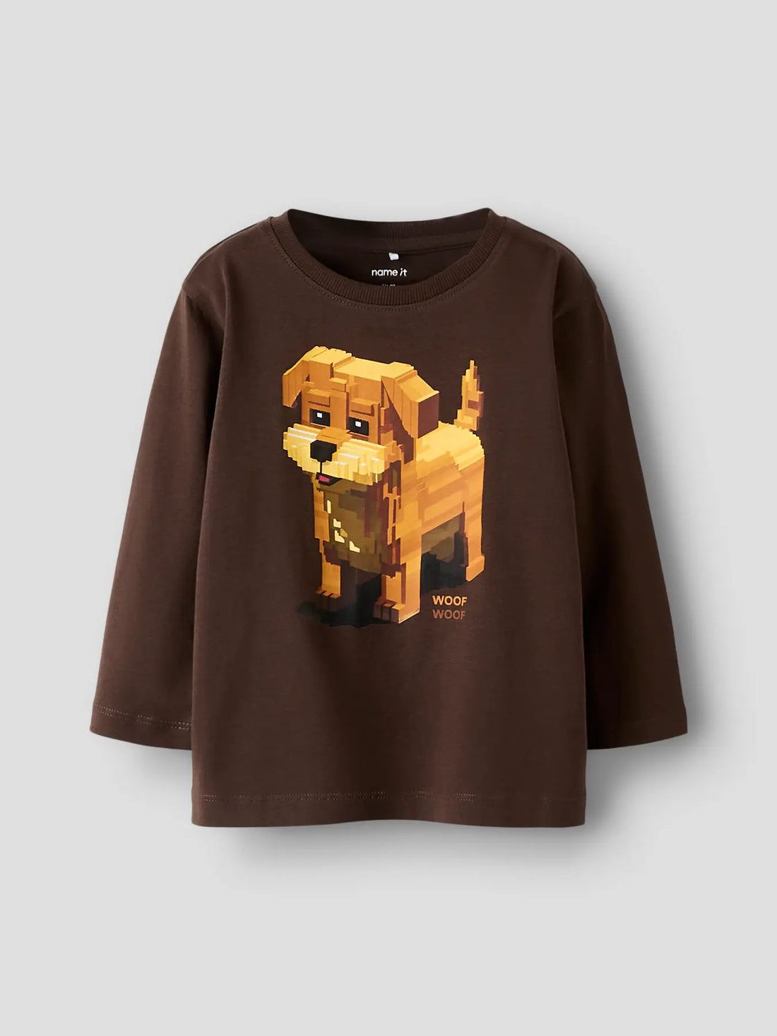 Name It - pitkähihainen paita,ruskea