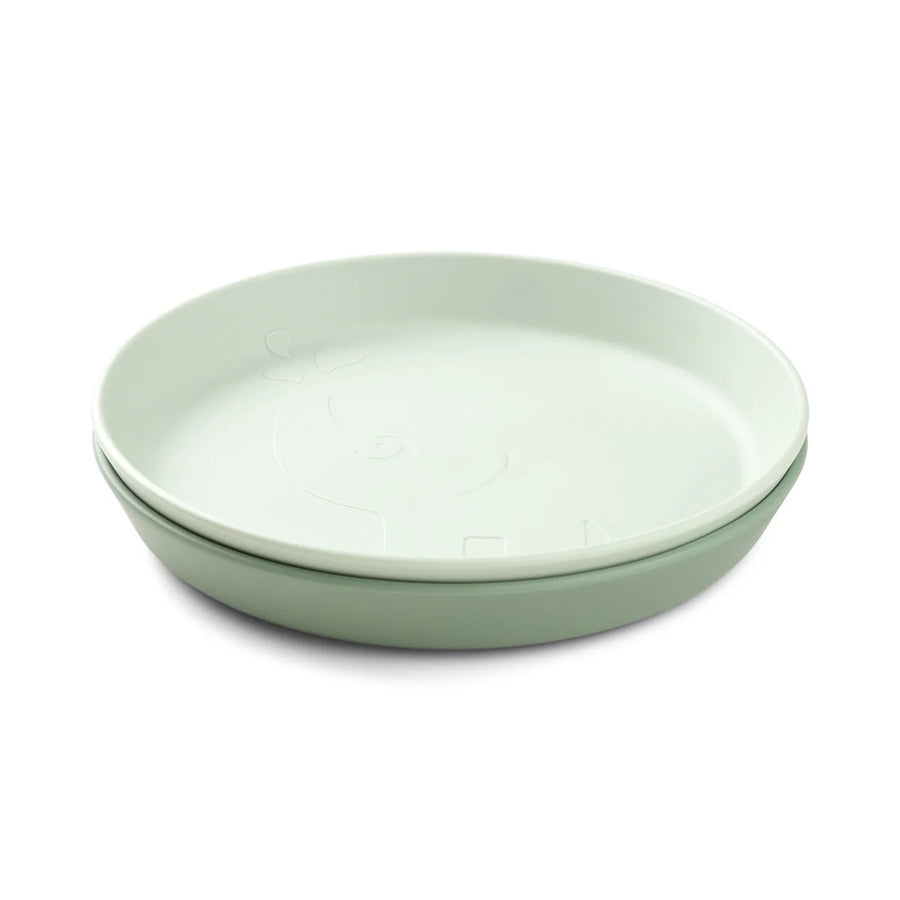 Done by Deer - Kiddish Plate 2-Pack - Elphee - Green