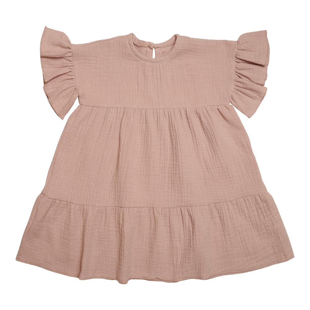 Huttelihut - harsomekko roosa