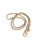 In Sunny Mood – Dolores Chain Strap -puhelinketju, Light Beige Gold