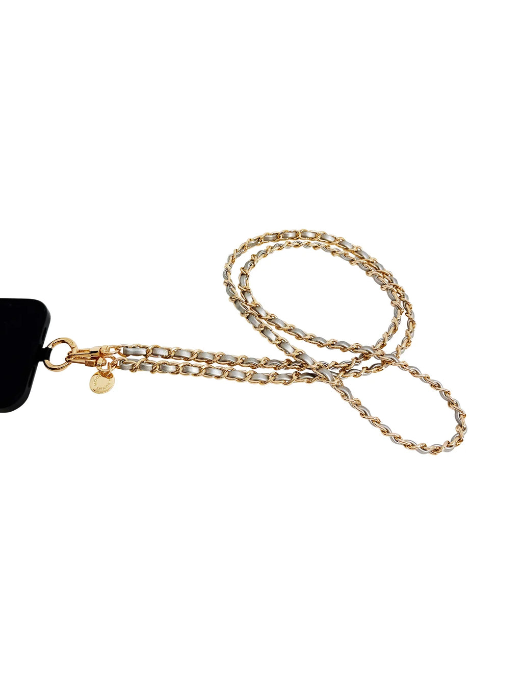 In Sunny Mood – Dolores Chain Strap -puhelinketju, Silver Gold