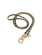 In Sunny Mood – Dolores Chain Strap -puhelinketju, Dark Green/Gold