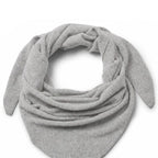 A-View Merino Knit Scarf – Light Grey