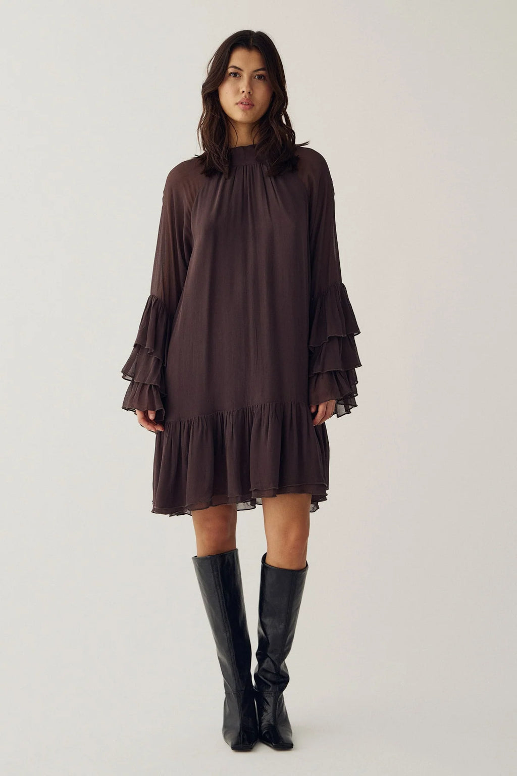 Noella Lavanna Dress Chocolate