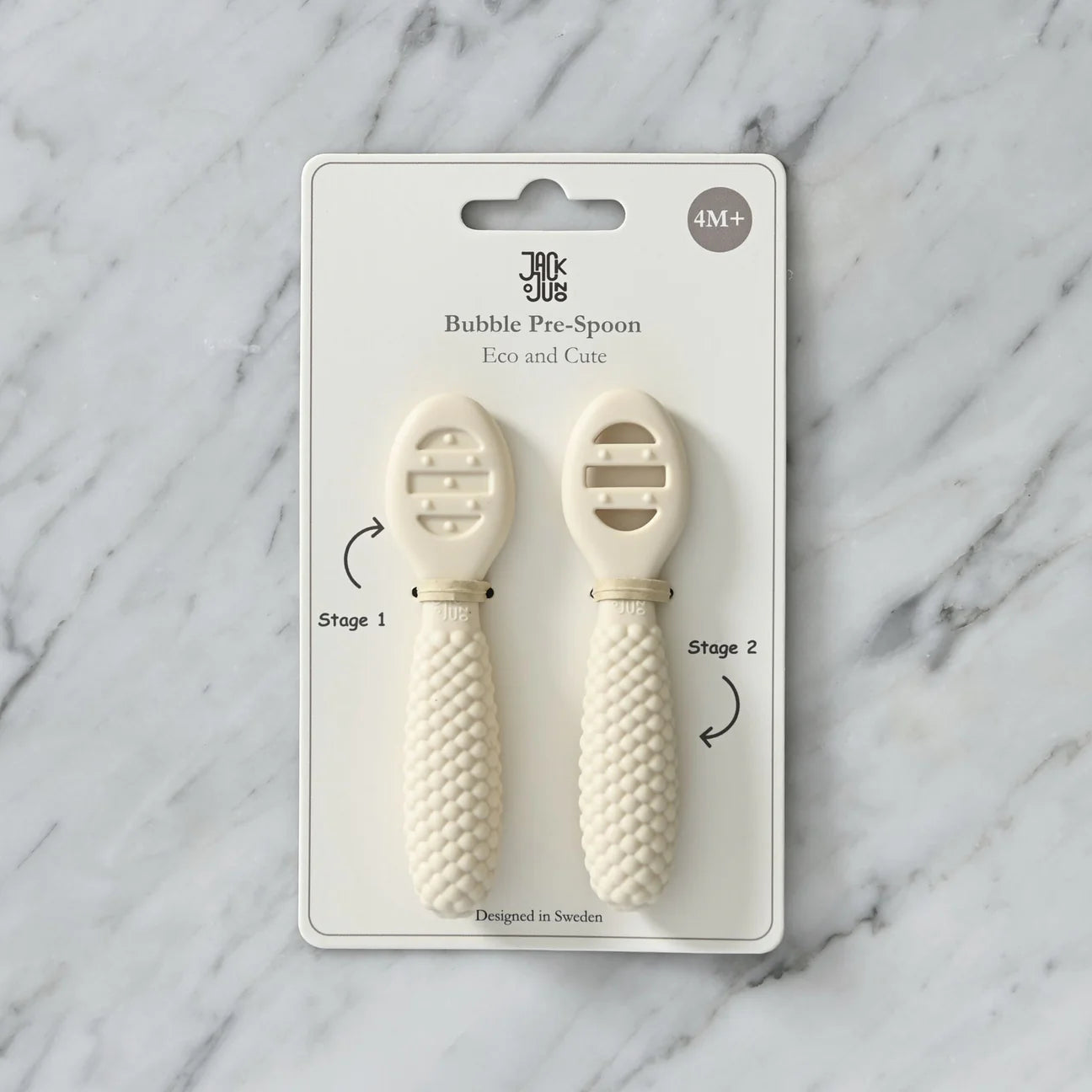 Jack & Juno – ensilusikat vauvalle,cream