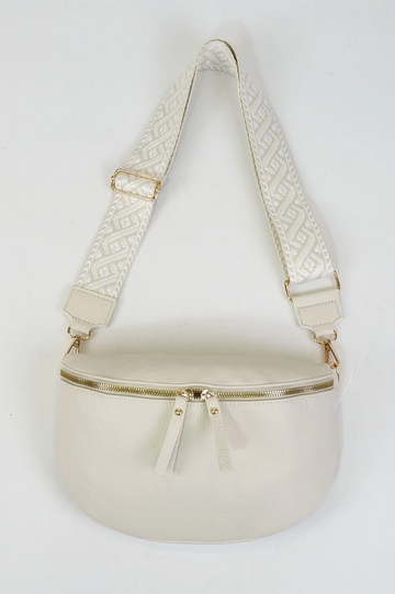 CROSSBODY LAUKKU - Cream