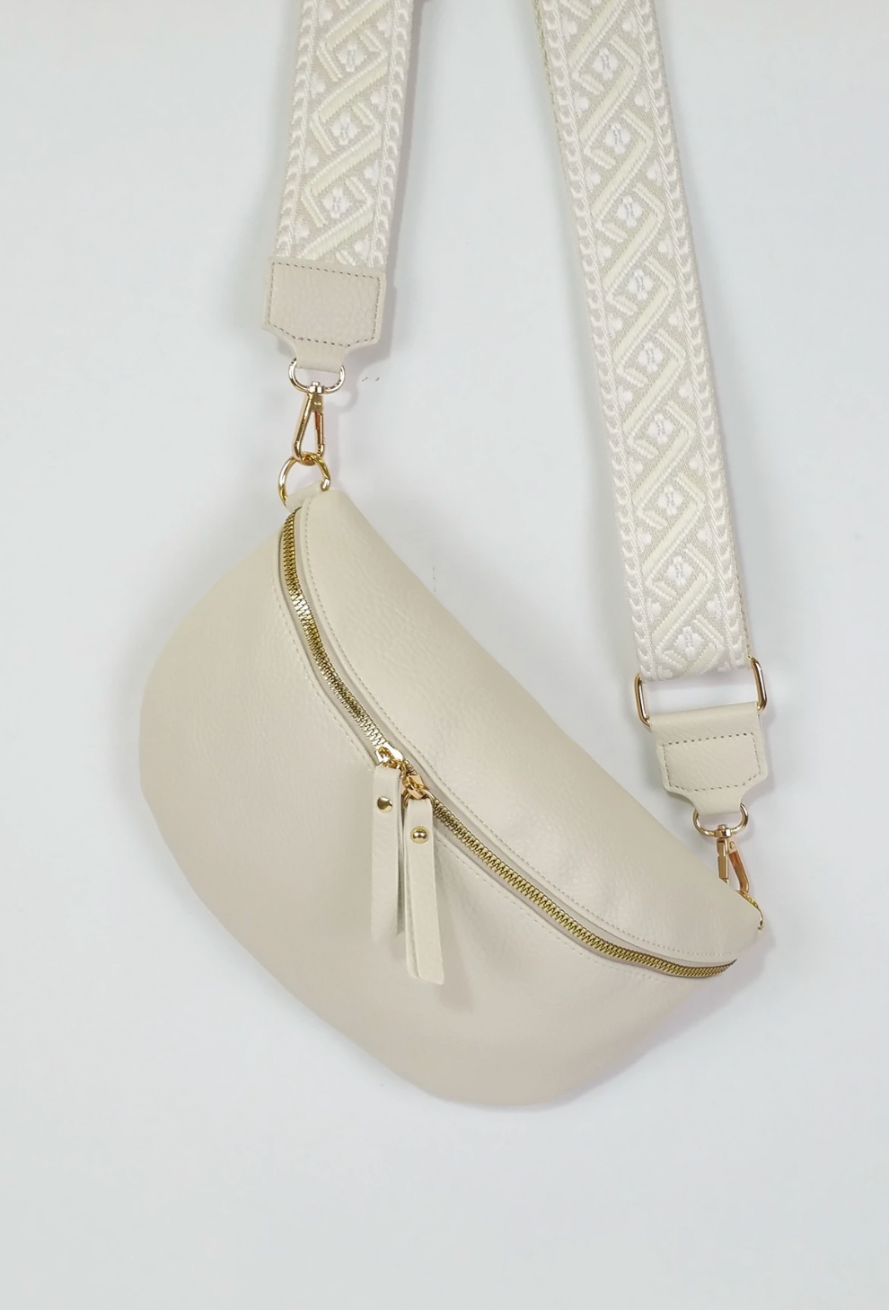 CROSSBODY LAUKKU - Cream