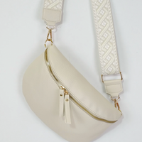 CROSSBODY LAUKKU - Cream