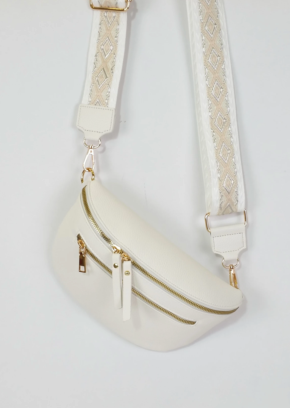 Banana Bag- milky white