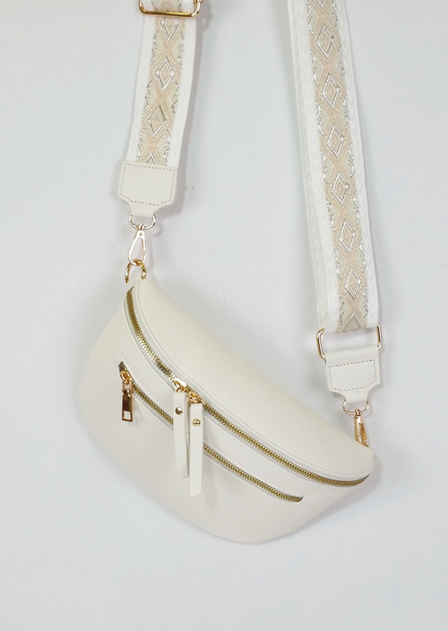 Banana Bag- milky white