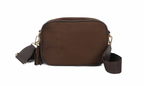 Selina & Co - Suede käsilaukku,Dark Coffee