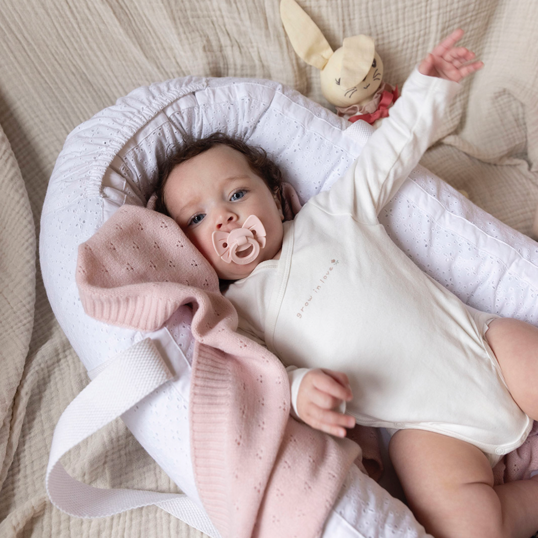 Elodie Details Pointelle vauvaviltti –  Misty Pink